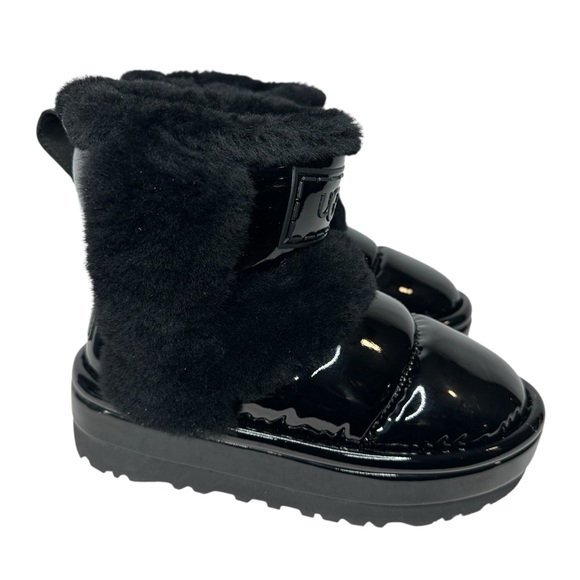 UGG Women's Classic Chillapeak Shine Black Patent. Sz: 6 - Picture 4 of 11